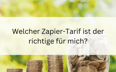 Welcher Zapier-Tarif ist der richtige für mich?